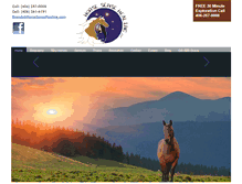 Tablet Screenshot of horsesensehealing.com